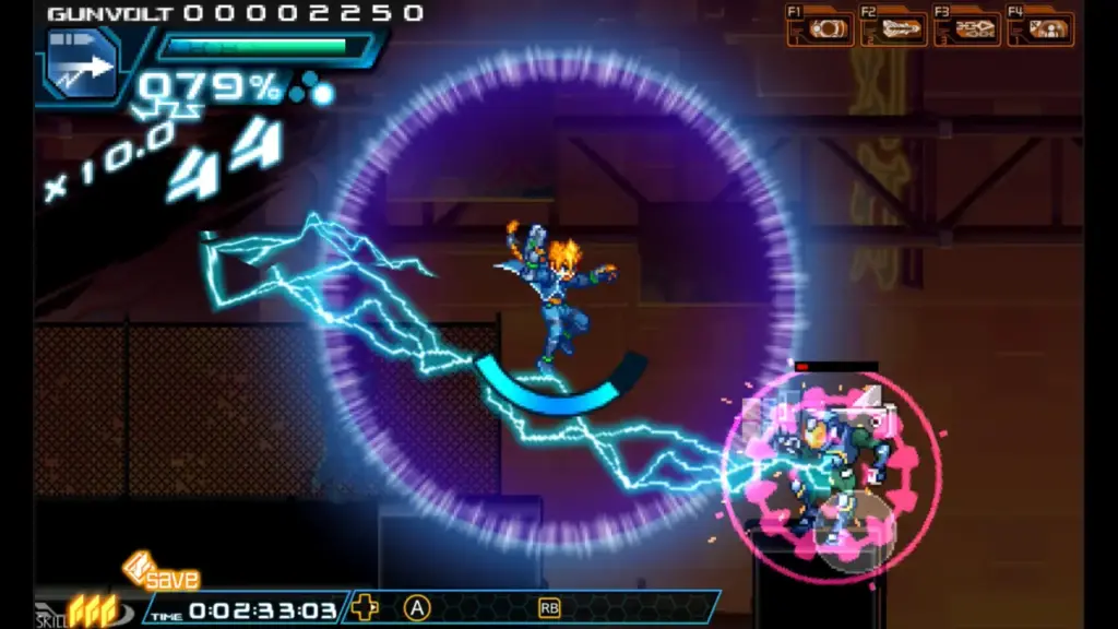 Azure Striker Gunvolt Trilogy Enhanced ekran görüntüsü 4
