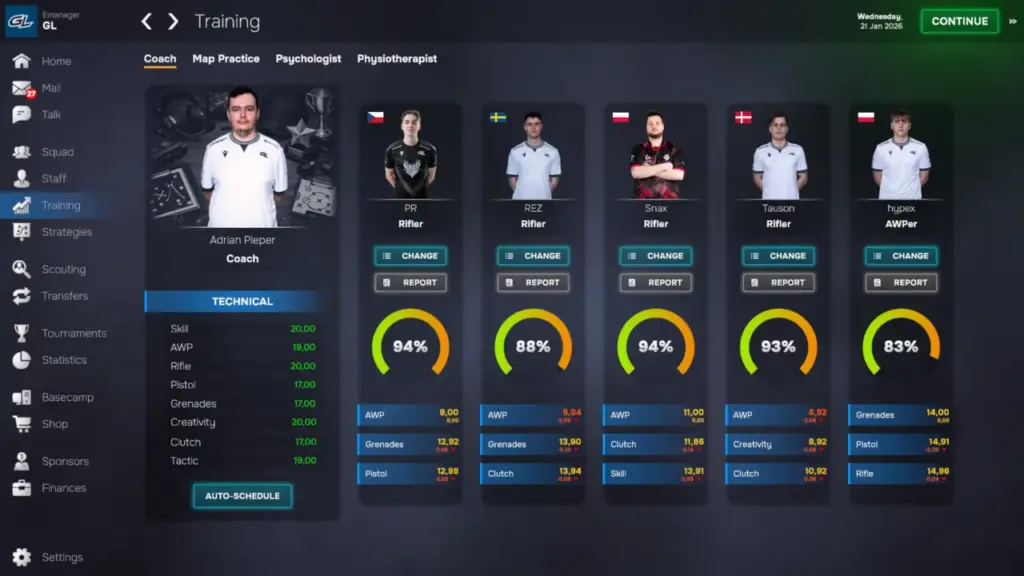 Esports Manager 2026 ekran görüntüsü 4
