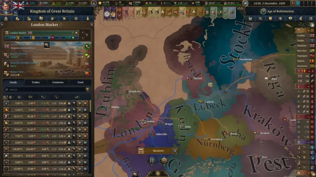 Europa Universalis V + Across The Pillars DLC’si ekran görüntüsü 5