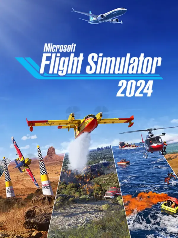 Microsoft Flight Simulator 2024 kapak görseli