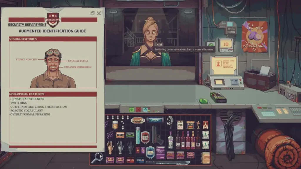 Probably Stolen – Cyberpunk Shopkeeper Sim ekran görüntüsü 4