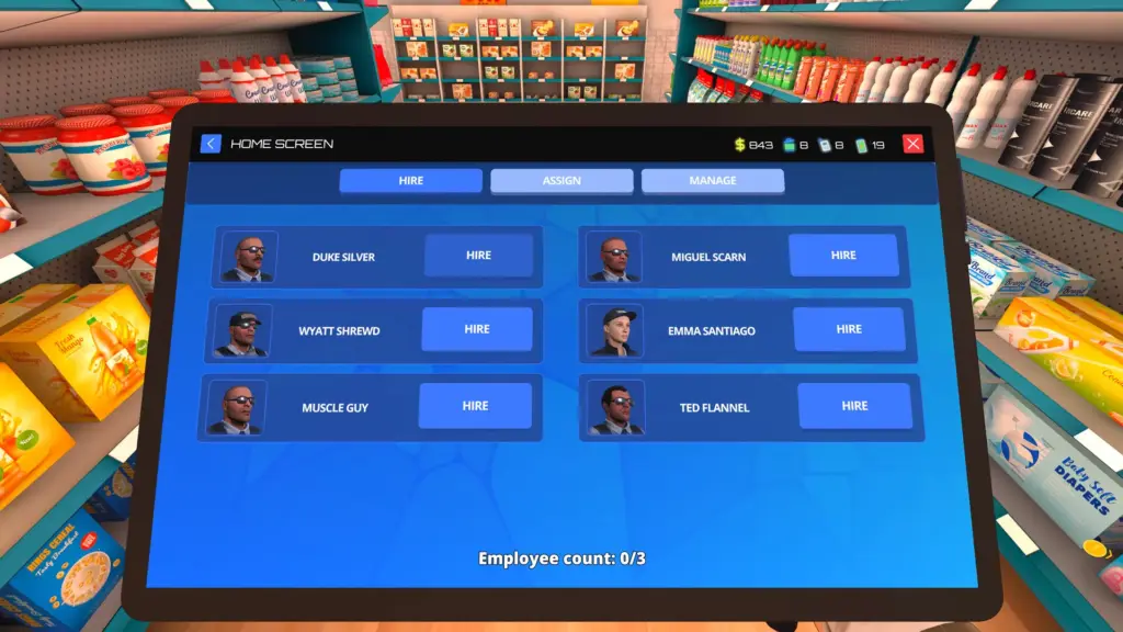 Supermarket Guard Simulator ekran görüntüsü 4