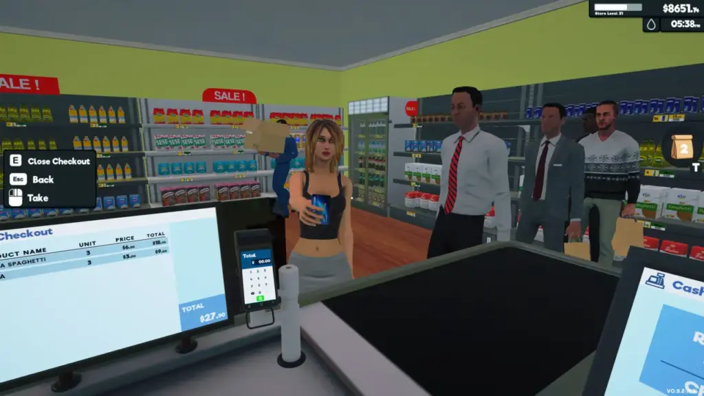 Supermarket Simulator ekran görüntüsü 3